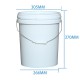 20 Litre Plastic Bucket with Lid