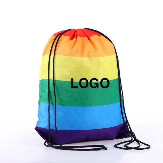 Rainbow Drawstring Sportpack