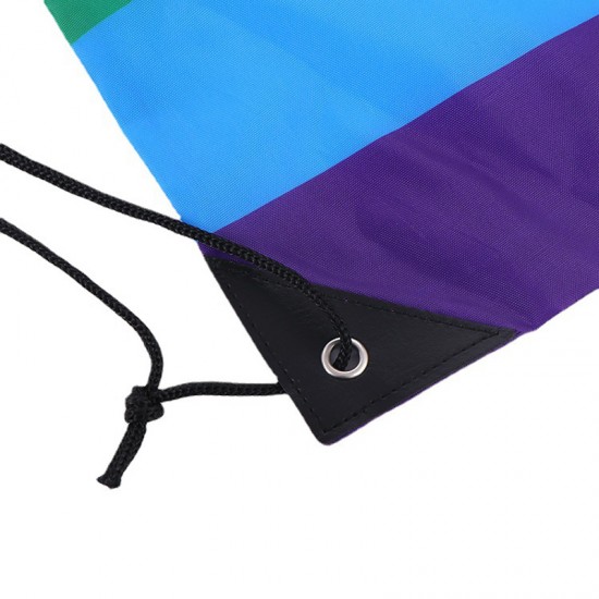 Rainbow Drawstring Sportpack