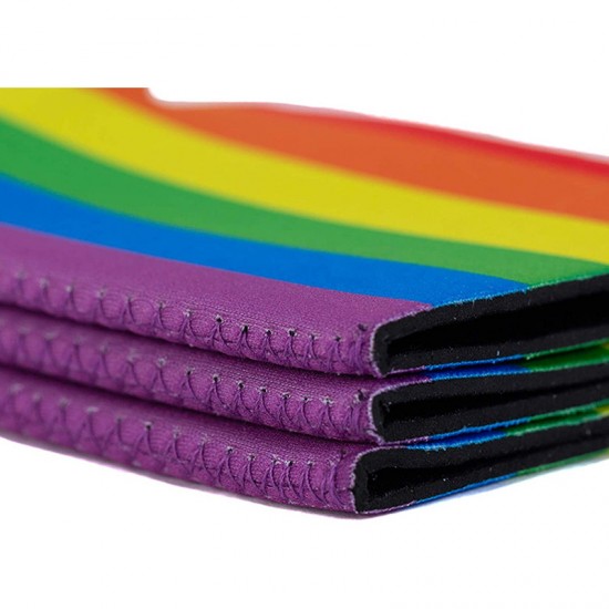 Rainbow Neoprene Can Holder