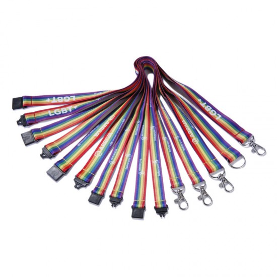 Rainbow Pride Lanyard