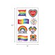 Rainbow Pride Temporary Tattoo