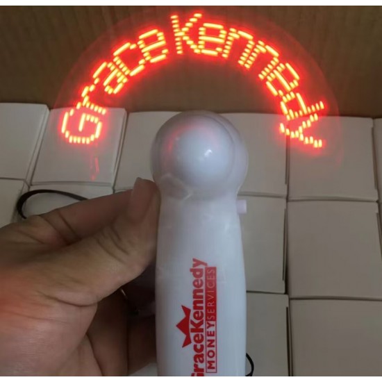 LED Message Fan