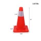 17.7'' Traffic Cone with Reflective Collar