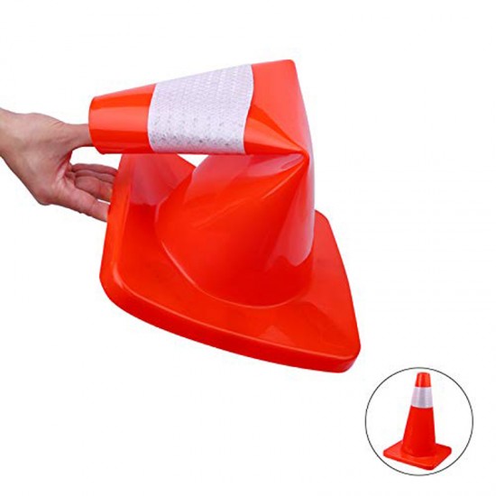 17.7'' Traffic Cone with Reflective Collar