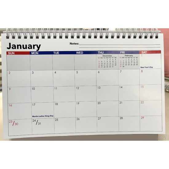 Custom Tent Desk Calendar