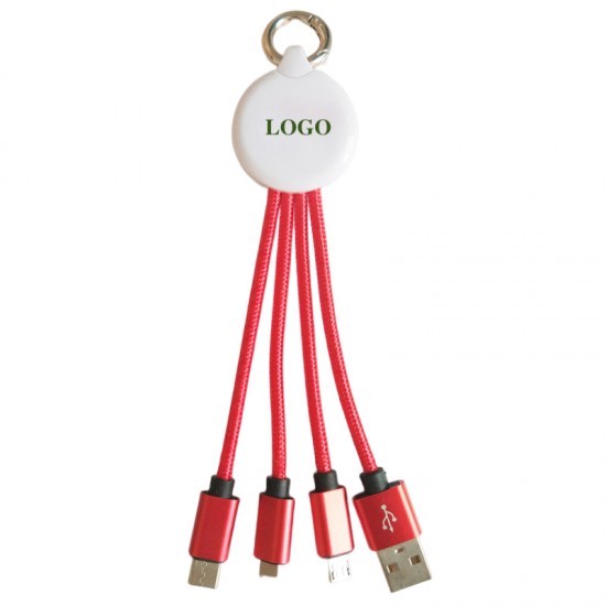 3-in-1 Keychain Charging Cable