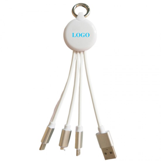 3-in-1 Keychain Charging Cable